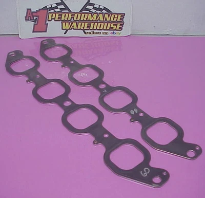 2 NEW Cometic Multi-Layered Steel Intake Gaskets for RO7 Chevy NASCAR .060" Foto 1 de 2