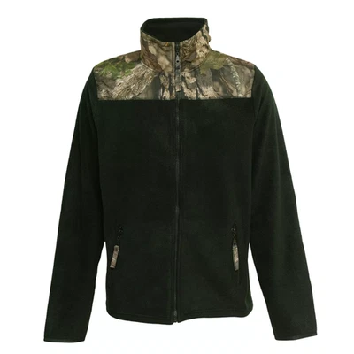Mossy Oak Men's Break-Up Country Camo Performance Fleece Jacket, Large - Image 1 of 4