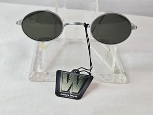 Vintage James West Sunglasses Round Metal Frame Will Smith Wild West 1999 - Picture 1 of 9