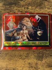 Star Wars Chrome Sapphire RotJ Base Card #32 The Princess Apprehended