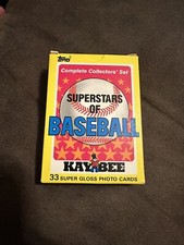 1989 Topps Kay Bee Superstars of Baseball Complete Collector’s Set 1-33 HOFer's