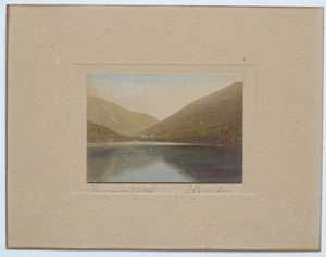 1920's Antique DAVID DAVIDSON White Mountains HAND COLORED Tinted Photo NUTTING - Picture 1 of 2