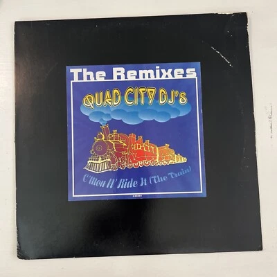 QUAD CITY DJ's "C'mon 'n Ride it" THE TRAIN 1996 12" Single The Remixes VG+/VG+ - Image 1 of 4