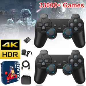 4K Retro Spielkonsole integriertes 33000+ Videospiel mit 2x Wireless Controller - Bild 1 von 17