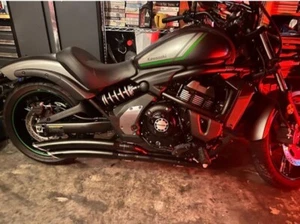 Full System Exhaust Dual Muffler Fit For Kawasaki Vulcan S 650 / EN650 2015-2025 - Picture 1 of 5