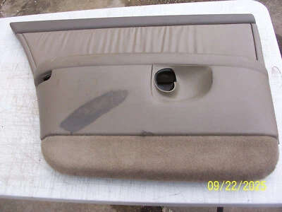 BUICK PARK AVENUE LEFT REAR DOOR TRIM PANEL OEM USED 1998 1999 2000 2001 2002 - Image 1 of 4
