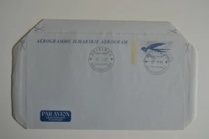Aerogramme Airmail Letter Postal Stationery Finland 1986 Helsingfors - Picture 1 of 7