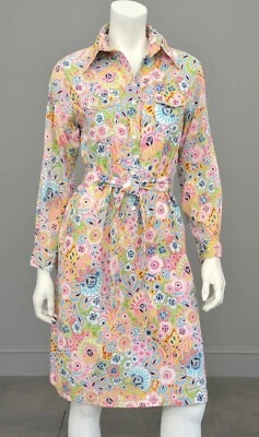 Vestido Lilly Pulitzer De Colección Años 60 “The Lilly” Logo Floral Rosa Vestido Multicolor Foto 1 de 4