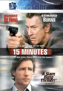 15 Minutes - Robert De Niro, Edward Burns, Kelsey Grammer, Avery Brook - New DVD - Picture 1 of 2