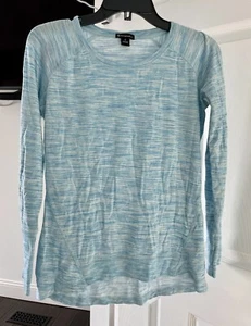 Champion Women’s Marled Blue Crew Neck Sweatshirt S 💙 - Picture 1 of 8