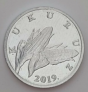 1 Lipa 2019. Moneda Croacia texto croata - KUKURUZ, SIN CIRCULAR ¡FECHA ESCASA! - Imagen 1 de 2