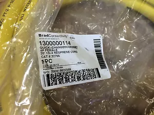 WOODHEAD 32796 MOLEX 1300000114 4 PIN 10AWG STRAIGHT FEMALE HEAD 20' QC *NEW!* - Picture 1 of 5