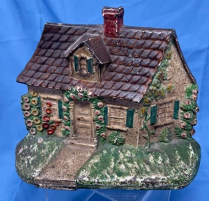 Antique Hubley COTTAGE Cast Iron Door stop - Picture 1 of 5