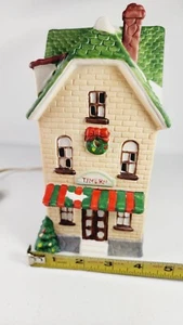 1993 dickens collectibles Porcelain lighted house holiday expression NIB w/light - Picture 1 of 8