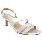Naturalizer Women Slingback Sandals Taimi Size Us 6.5M Silver Pearl Glitter