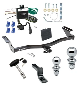 Trailer Tow Hitch For 05-06 Scion tC Deluxe Package w/ Wiring 2" and 1-7/8" Ball - Picture 1 of 9