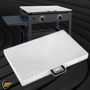 Silvery Griddle Hard Cover Lid 28 Inch Aluminum For Blackstone Griddle Outdoor - Picture 1 of 24