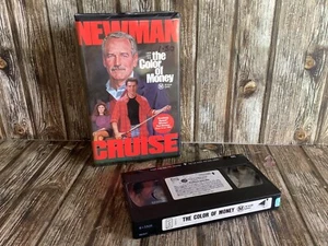 THE COLOR OF MONEY TOM CRUISE - VHS ORIGINAL VIDEO CASSETTE CLAMSHELL CASE - Picture 1 of 5