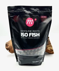 Mainline ISO Fish Boilies 10mm 15mm 20mm 1kg Hookbait Hakenköder Karpfenfutter - Picture 1 of 7