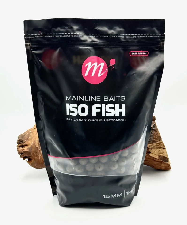 Mainline ISO Fish Boilies 10mm 15mm 20mm 1kg Hookbait Hakenköder Karpfenfutter - Bild 1 von 1