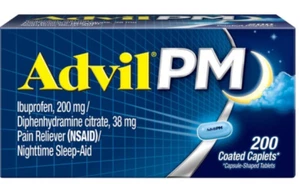 Advil PM Schmerzmittel/Nachtschlafmittel, 200 Kapseln, schneller Versand - Bild 1 von 2