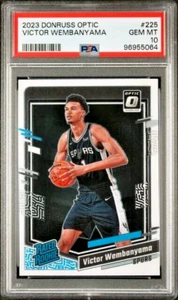 PSA 10 Victor Wembanyama 2023-24 Donruss Optic #225 Wemby RC Spurs - Picture 1 of 2