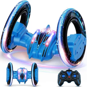 Remote Control Car, Two Wheel Rolling Stunt Car, 2.4Ghz RC Crawlers with Light M - Picture 1 of 14