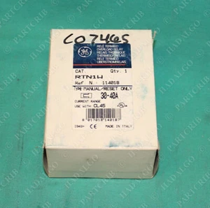General Electric RTN1W Overload Relay Motor Protector 30-40A NEW - Picture 1 of 3
