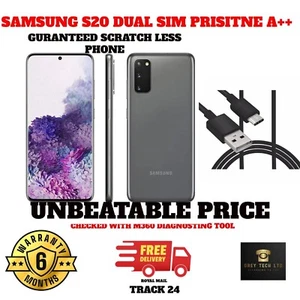 Samsung Galaxy S20 5G-DUAL PHYSICAL SIM 128GB BLUE Unlocked Smartphone Grade A++ - Picture 1 of 12