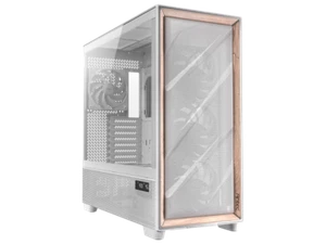 Antec Flux Pro White, 6 x PWM Fans Included, High-Airflow Front Panel with Birch - Picture 1 of 12