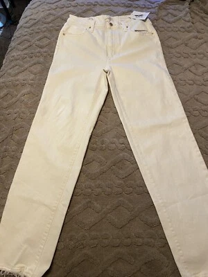 HILO UNIVERSAL AÑOS 90 TIRO ALTO RECTO TALLA 10 Marfil Envejecido Comodidad Elástico Foto 1 de 4