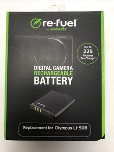 Digipower - Re-Fuel Rechargeable Replacement Battery for Olympus LI-50B - Picture 1 of 3