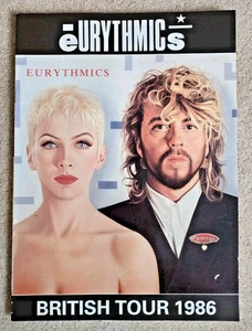 Eurythmics British Tour programme 1986  November December  Revenge Tour   VG/EX - Bild 1 von 11