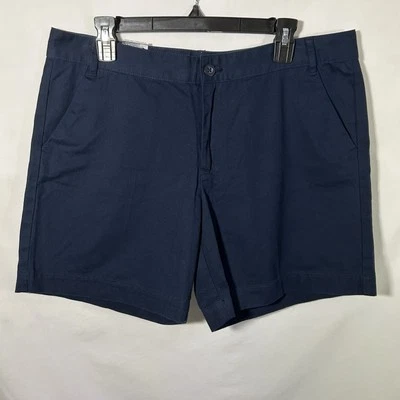 Pantalones cortos chinos American Living azul marino para mujer talla 12, nuevos con etiquetas Foto 1 de 4