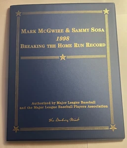Mark McGwire y Sammy Sosa 1998 "Rompiendo el récord de jonrones" Danbury como nuevo - Imagen 1 de 3