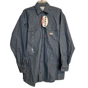 Rasco FR Chambray Shirt Men's Medium Flame Resistant CAT 2 NFPA 2112 NWT - Picture 1 of 11