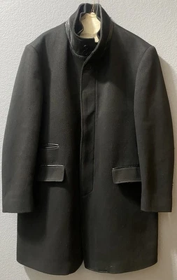 Cardinal of Canada Wool Blend Double Mock Neck Lined Coat Mens 44R Lester JPL100 - Image 1 of 4