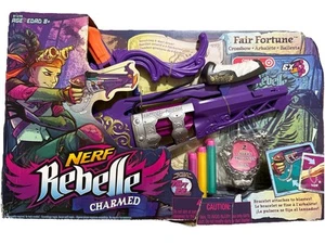 Nerf Rebelle Charmed Fair Fortune Crossbow Blaster - Damaged Box - Picture 1 of 3