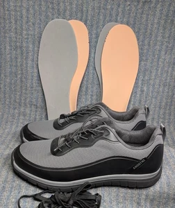 Anodyne Zapatos Para Hombre Talla 14W Gris Negro Tenis para Diabéticos Ortopédicos Cómodos Anchos - Imagen 1 de 11