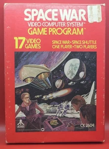SPACE WAR 1978 Video Game Atari 2600 Game Complete in Box CIB w/ Manual CX 2604 - Picture 1 of 11