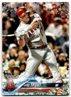 2018 Topps Holiday- Mike Trout Los Angeles Angels #HMW100 - Image 1 of 2