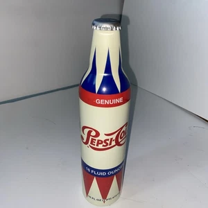 Botella de aluminio Pepsi Cola 16 oz genuina completa 2009 de colección roja blanca azul EE. UU. - Imagen 1 de 8