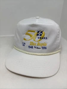 Vintage US Navy Blue Angels Big Rope Hat Cap Embroidered KC Strap Back 50 Years - Bild 1 von 14