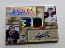 2005-06 The Cup Henrik Lundqvist RC Ryan Miller  Patch Auto Dual #6/30   Mint !