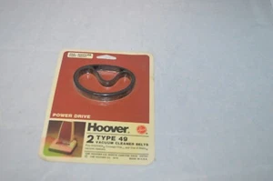 HOOVER Vacuum Cleaner Belts Type 49 PKG OF 2 40201049 PART 160147 USA MADE NEW - Foto 1 di 3