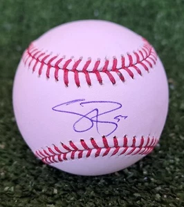 Shane Bieber Signed Autograph ROMLB Baseball - Picture 1 of 5