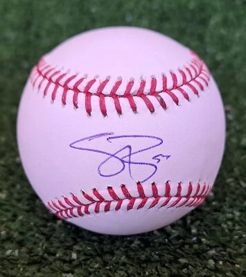 Shane Bieber Signed Autograph ROMLB Baseball - Image 1 of 4