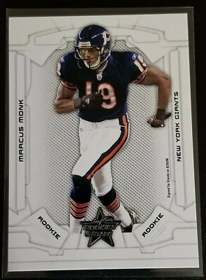 2008 Donruss Playoff # 158 Marcus Monk NY Giants Rookie Star Card 534/999 - Image 1 of 2