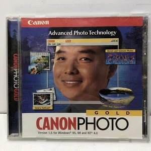 Canon Photo Gold CD Photo Editing Software vERSION 1.5 Windows 95 98 - Picture 1 of 4