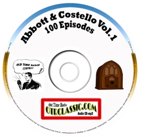 Abbott & Costello Vol.1 & 2 ((OTR)) "Old Time Radio" CD-mp3 190-Episodes+ Bonus - Picture 1 of 5